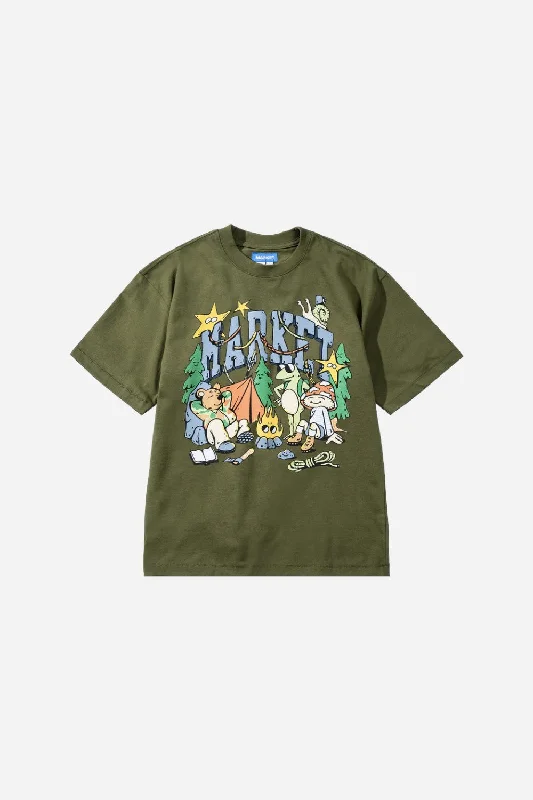 Market Backcountry Buds T-Shirt in Kelp