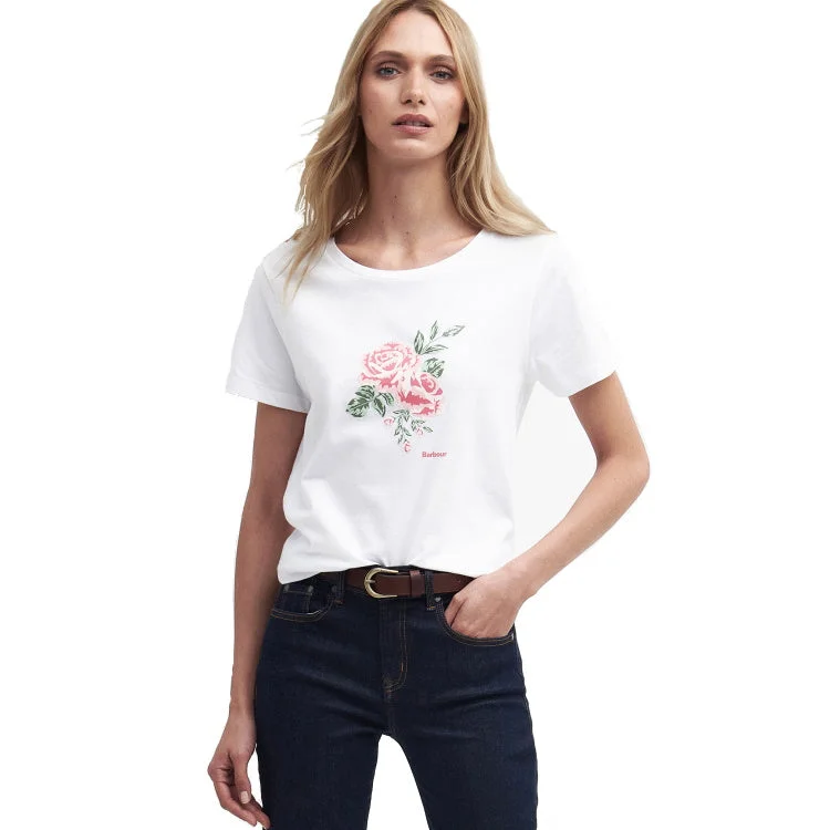 Barbour Ladies Angelonia T-shirt - White