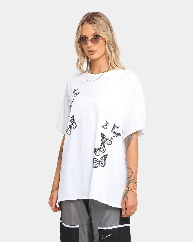 Goat Crew Butterfly UV Vintage T-Shirt White