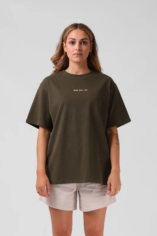 OS Sanded Tee - Dark Olive