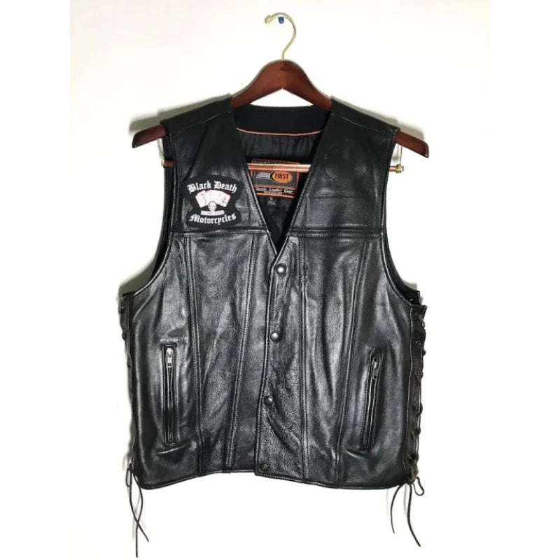 1990s Vintage Harley Leather Vest