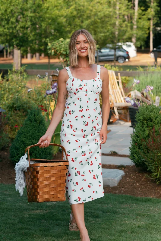 Cherry On Top Midi Dress