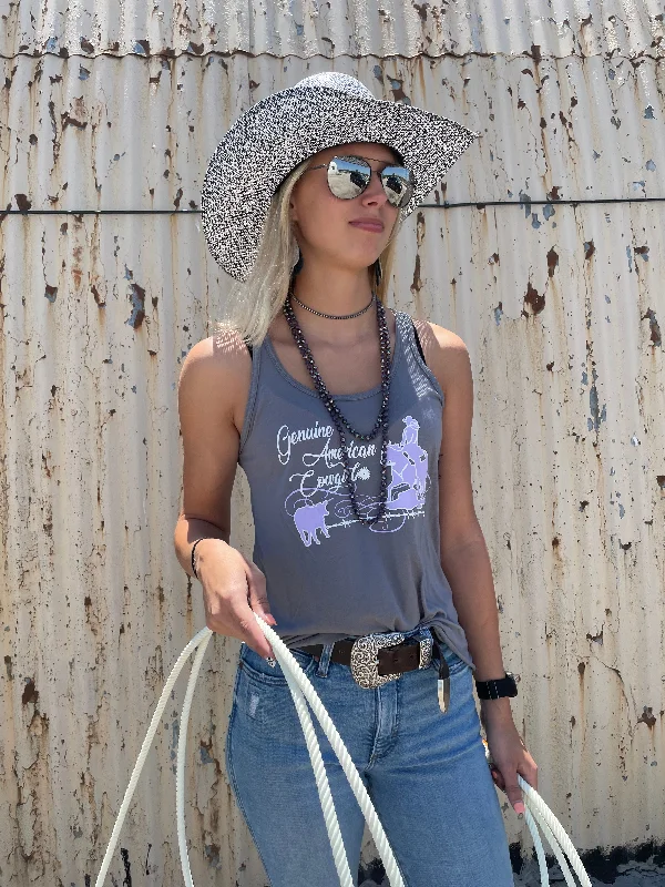 Cutting Cowgirl Tank