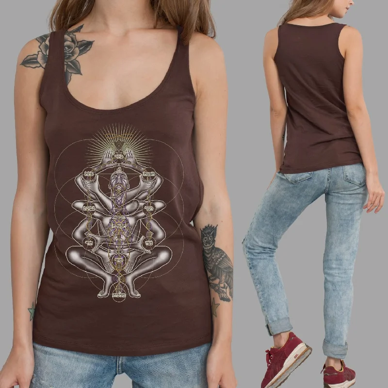 Dance Like A Tree Women Tank Top - Brown