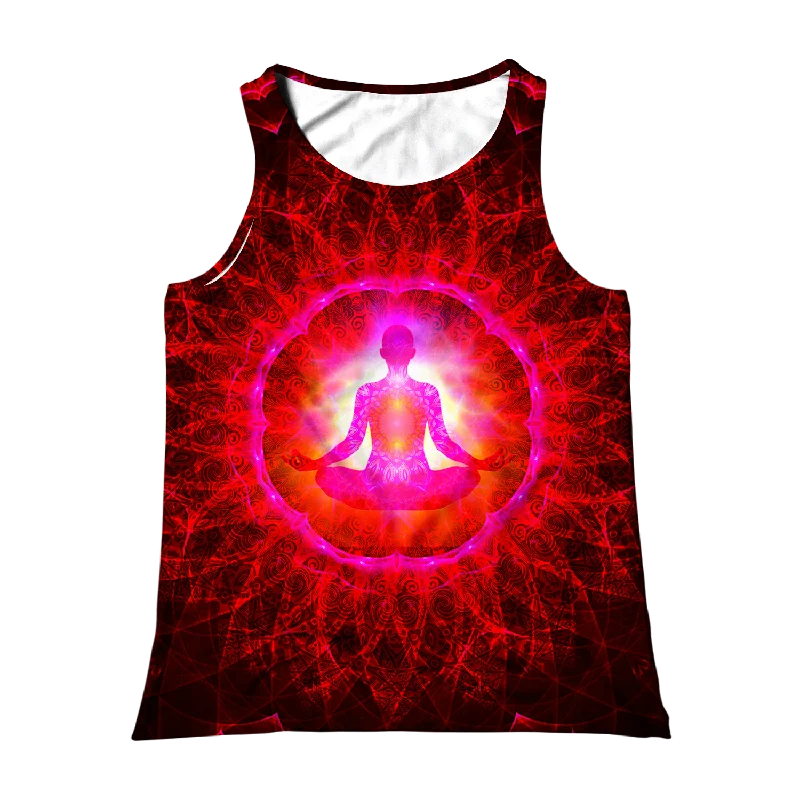 Meditating Psi~ All Over Print Unisex Tank Top