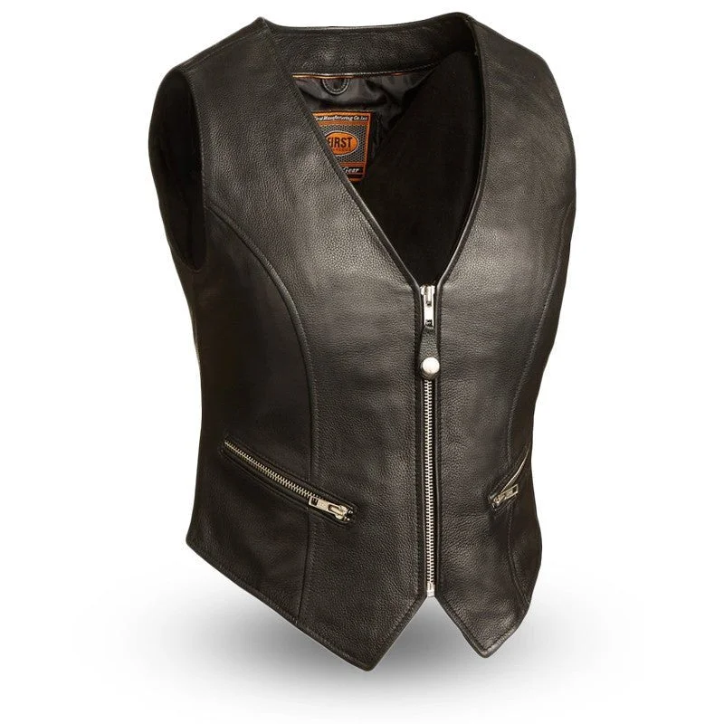 Montana Women's Motorcycle Leather Vest