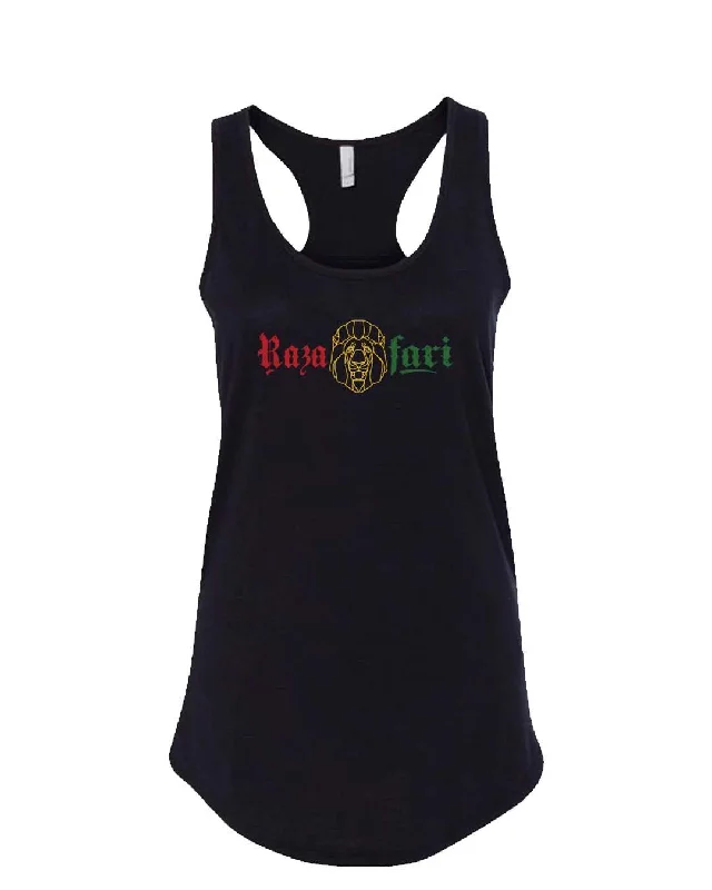 RGG Razafari w/ Lion Ladies Tank - Black