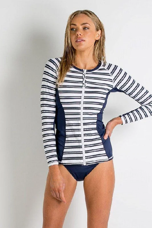 Sunseeker SS91735 Out At Sea Long Sleeve Rashie Ink