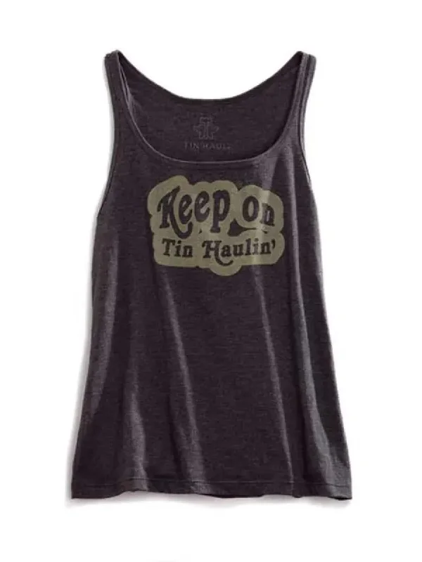 Tin Haul Keep On (Grey) - Women's Tank Top