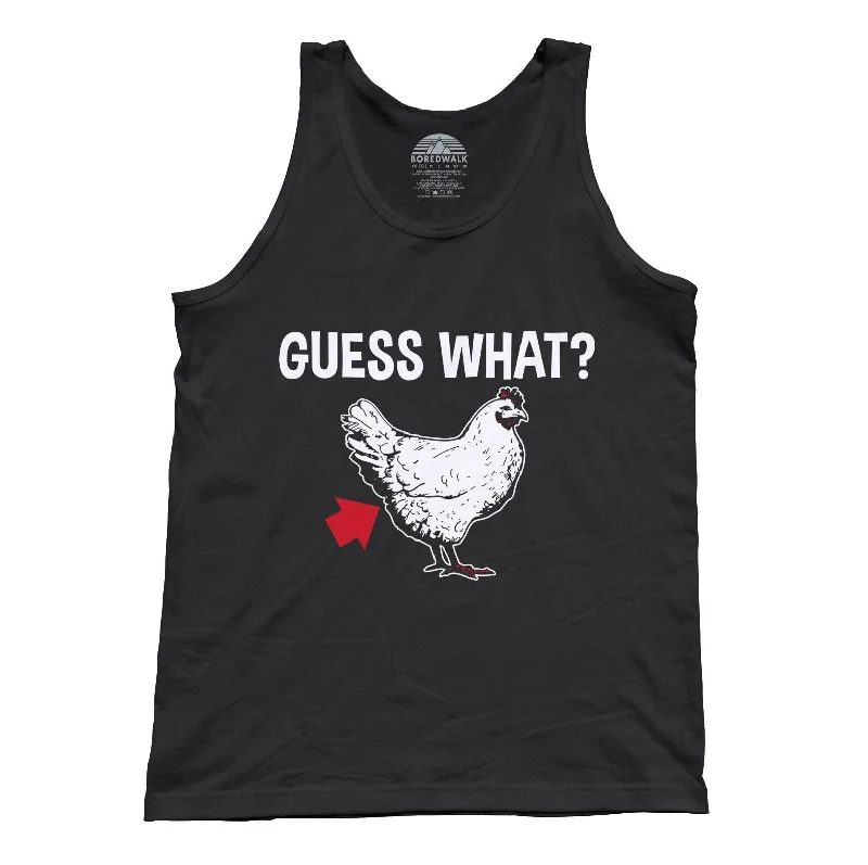 Unisex Guess What Chicken Butt Tank Top