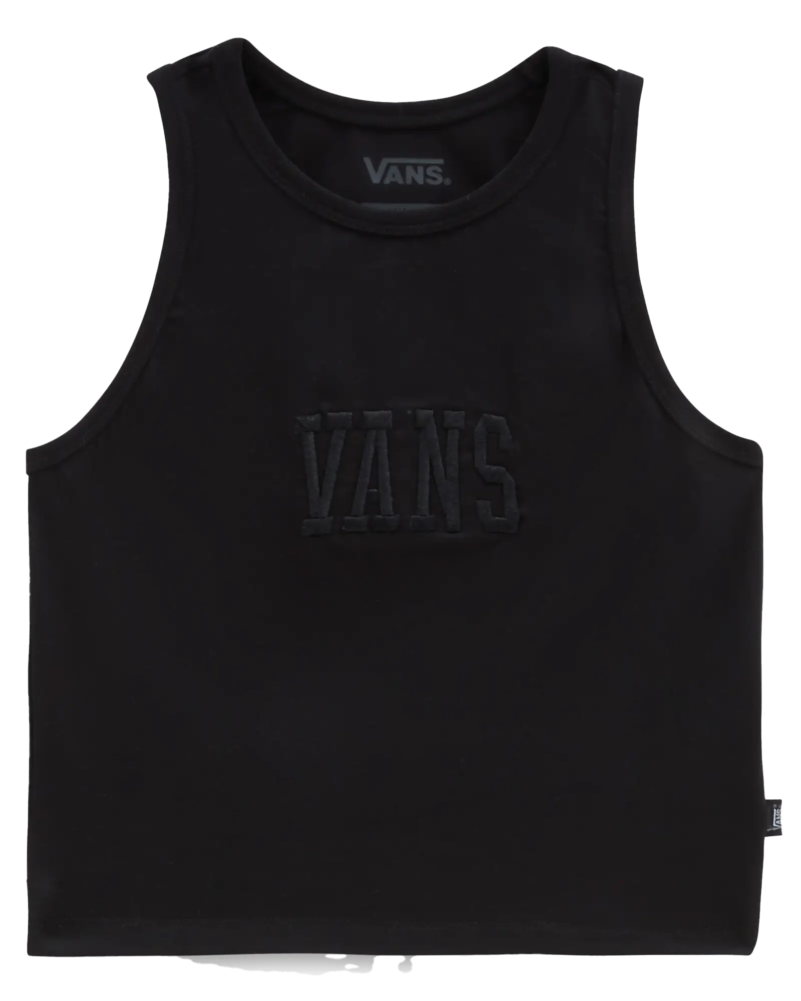 Varsity Racer Vest in Black