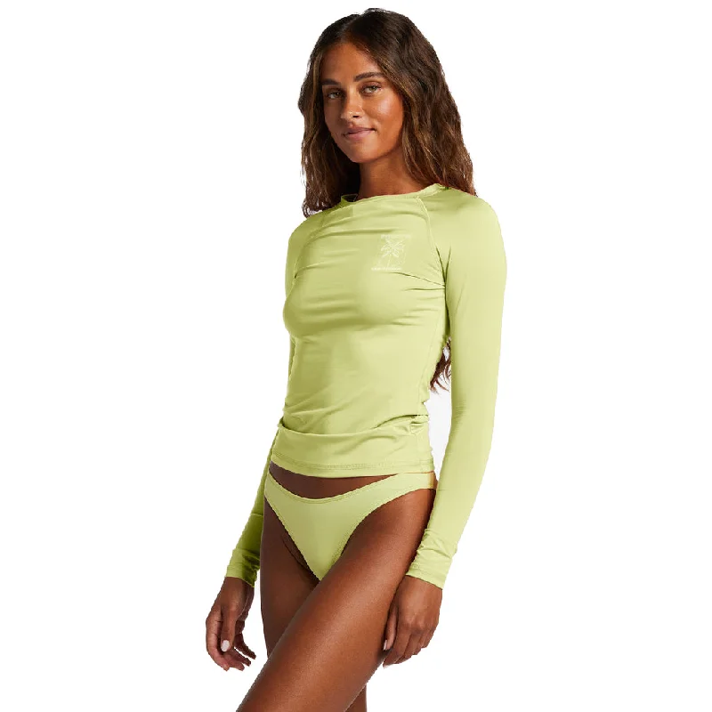 Billabong - Sol Searcher Long Sleeve UPF 50 Rashguard - Light Lime