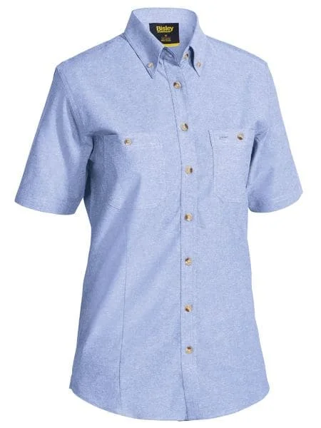 Bisley Women's Short Sleeve Chambray Shirt (BL1407)