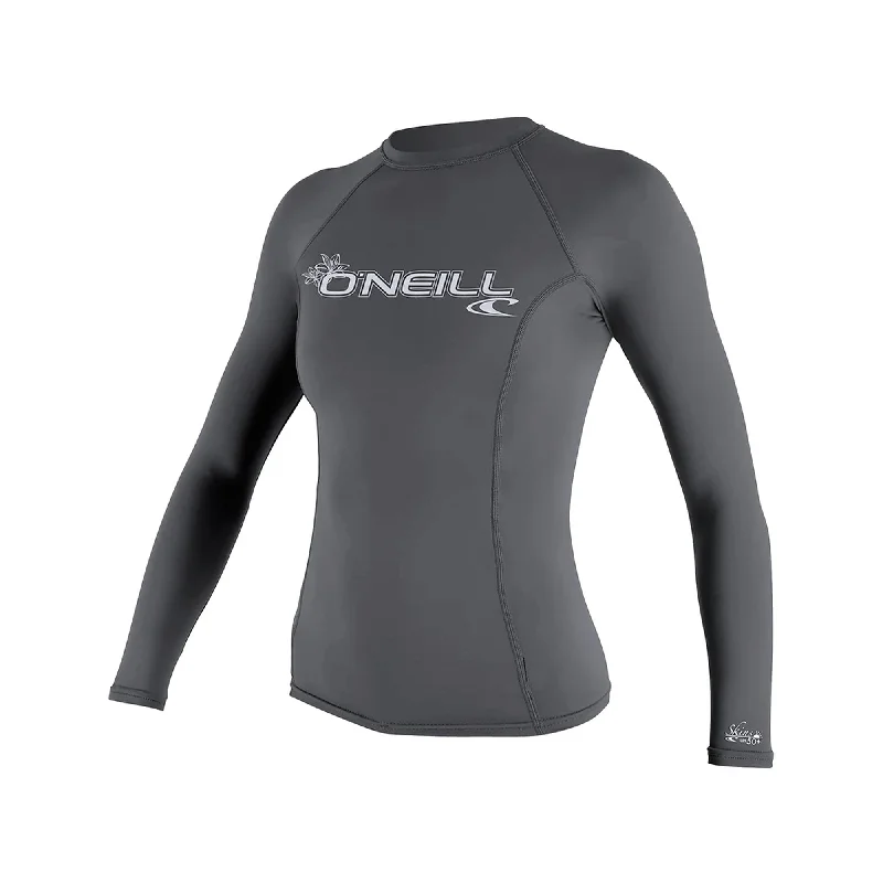 O'Neill Basic Women's 50+ L/S Rashguard - Graphite