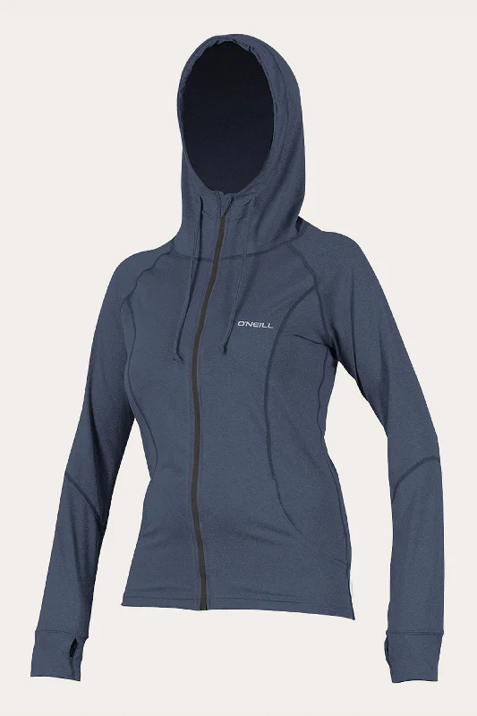 O'neill Women's Hybrid Long Sleeve Full Zip Sun Hoodie 2019