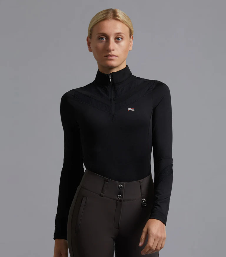 Premier Equine Arclos Ladies Technical Long Sleeve Riding Top