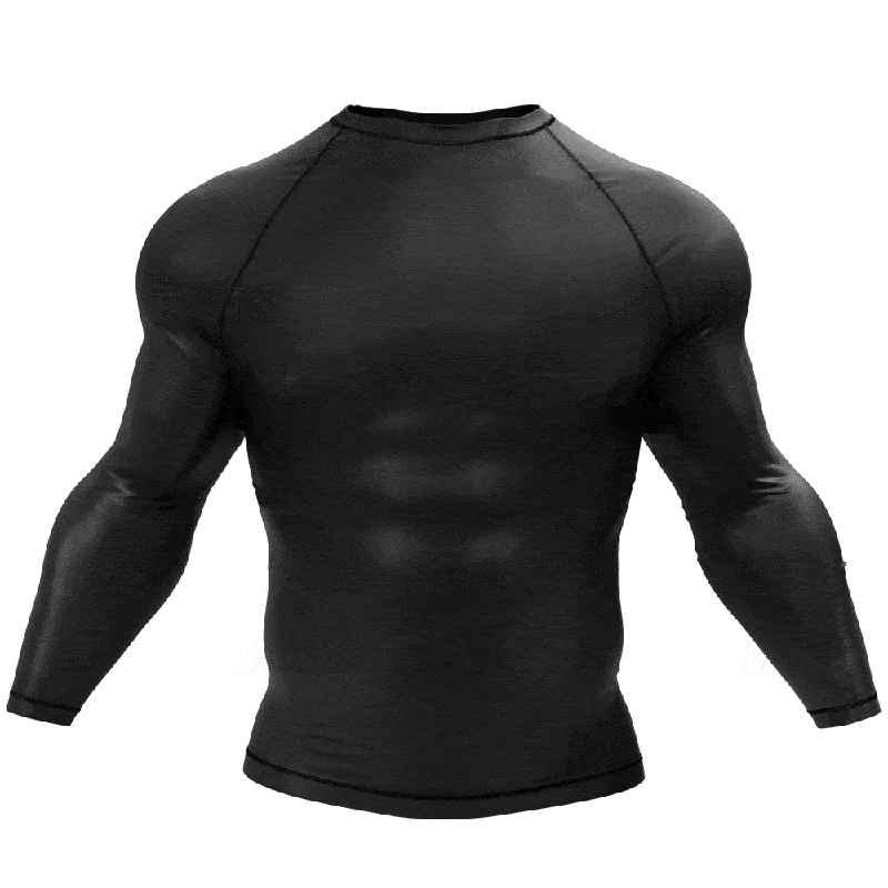 Premium Black BJJ Rash Guard