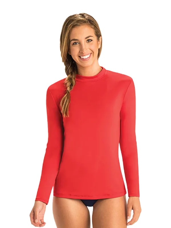 Rashguard Femme manches longues col montant