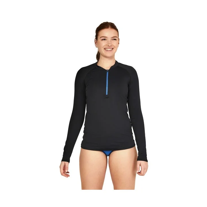 Speedo Half Zip Long Sleeve Rashguard