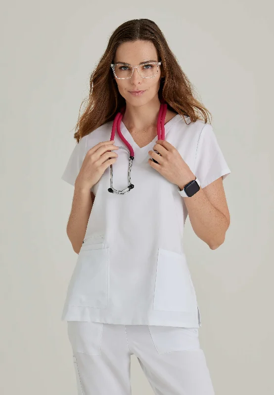 Purpose 4-Pocket V-Neck Scrub Top