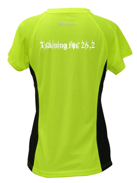 Women's Reflective Short Sleeve Shirt - Training for 26.2