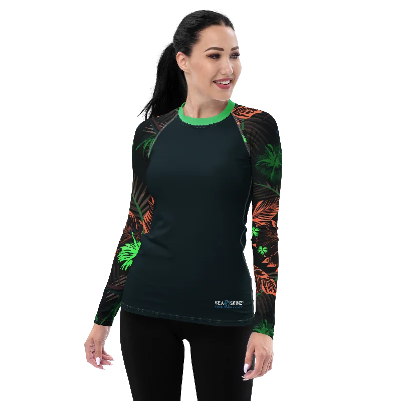 Find Your Coast® Veronica Sleeve Sea Skinz Rash Guard UPF 50+