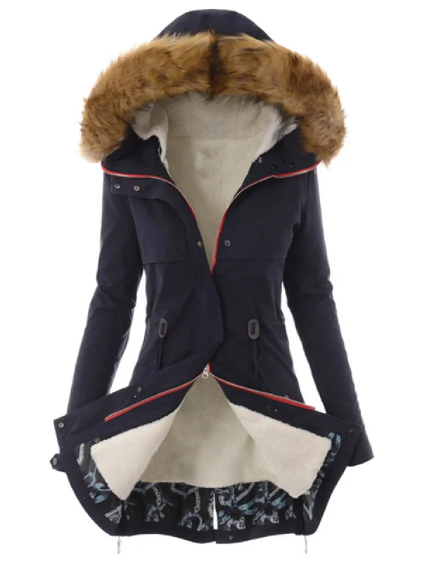 Hooded Pocket Padded Warm Coat