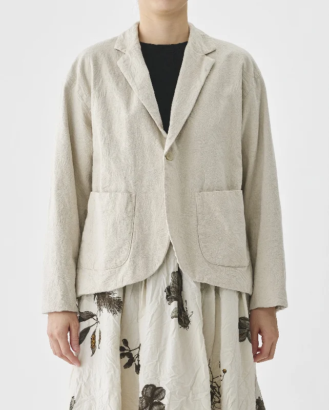 JACQUARD JACKET / IVORY