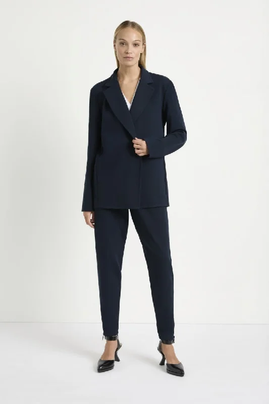 Shaped Blazer in Beluga F095 4123 by MELA PURDIE