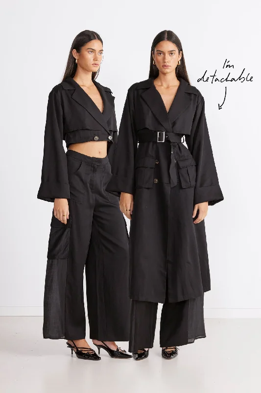 VICTORIA DETACHABLE TRENCH COAT